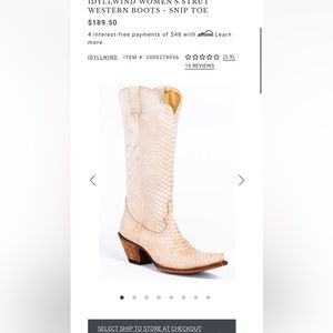 Boots worn one time!! Basically new!